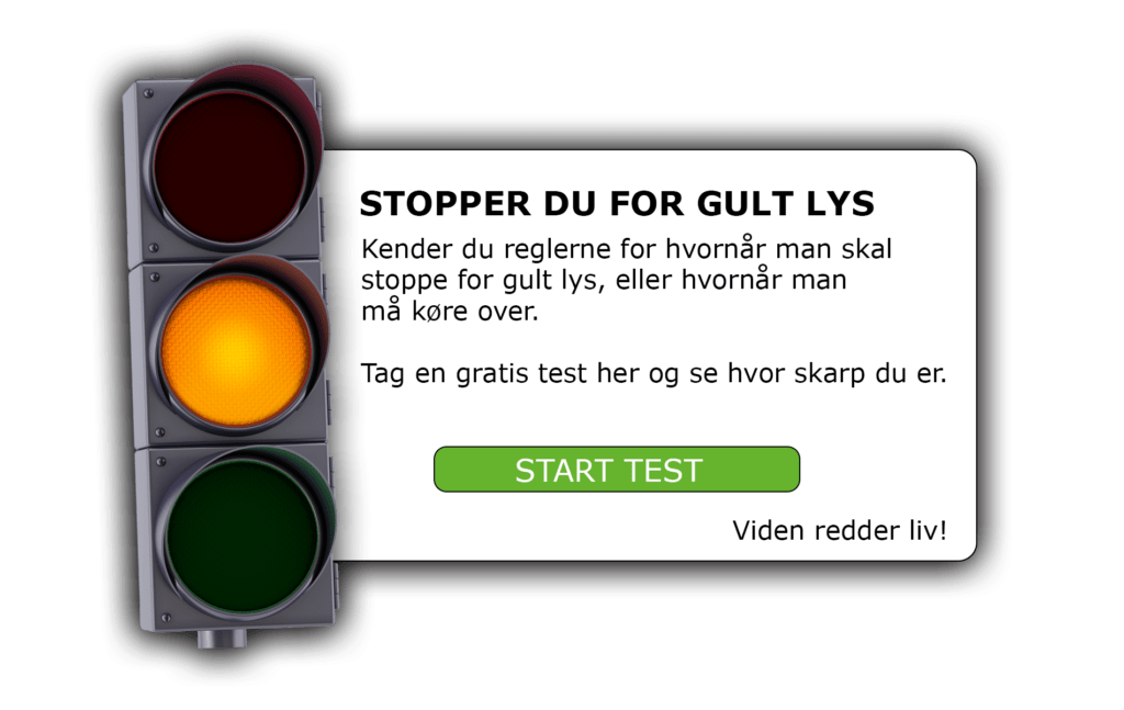 Stop for gult