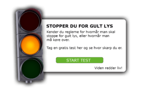Stop for gult